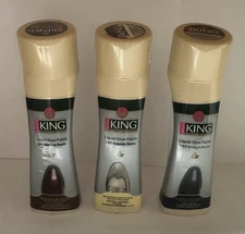Natural Brown Black Leather Care Cleaning Liquid Shoe Polish ~ YOU CHOOSE COLOR