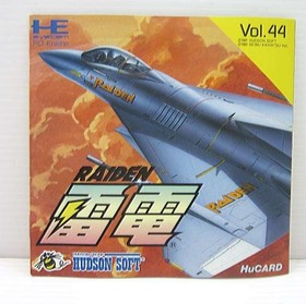 Hudson Soft Raiden Raiden  Pc Engine Software Fjg01