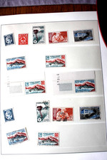 Nouvelle-Calédonie 1960,cent. du service postal, neuf ,oblitéré , 6 FDC,
