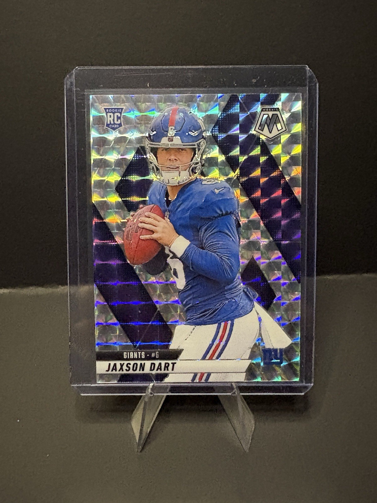 2025 Panini Mosaic- Jaxson Dart Silver Mosaic RC No 362