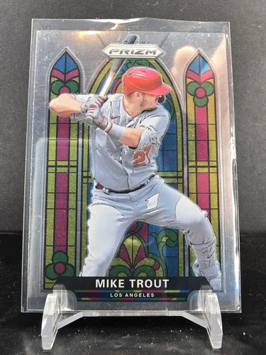B605 - 2021 Panini Prizm - Mike Trout #SG-1 - Stained Glass