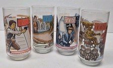 Set Of (4) 1983 Star Wars Return of the Jedi Burger King Drinking Glasses