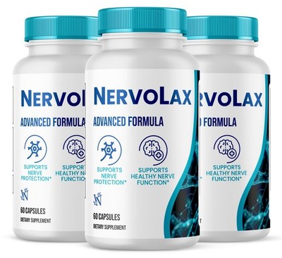 Nervolax Advanced Nerve Support Strength Formula Nervo Lax 180 Capsules