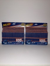 NERF 100 Pack Official Gun Darts Elite Distance Up to 85 ft New in Package Lot
