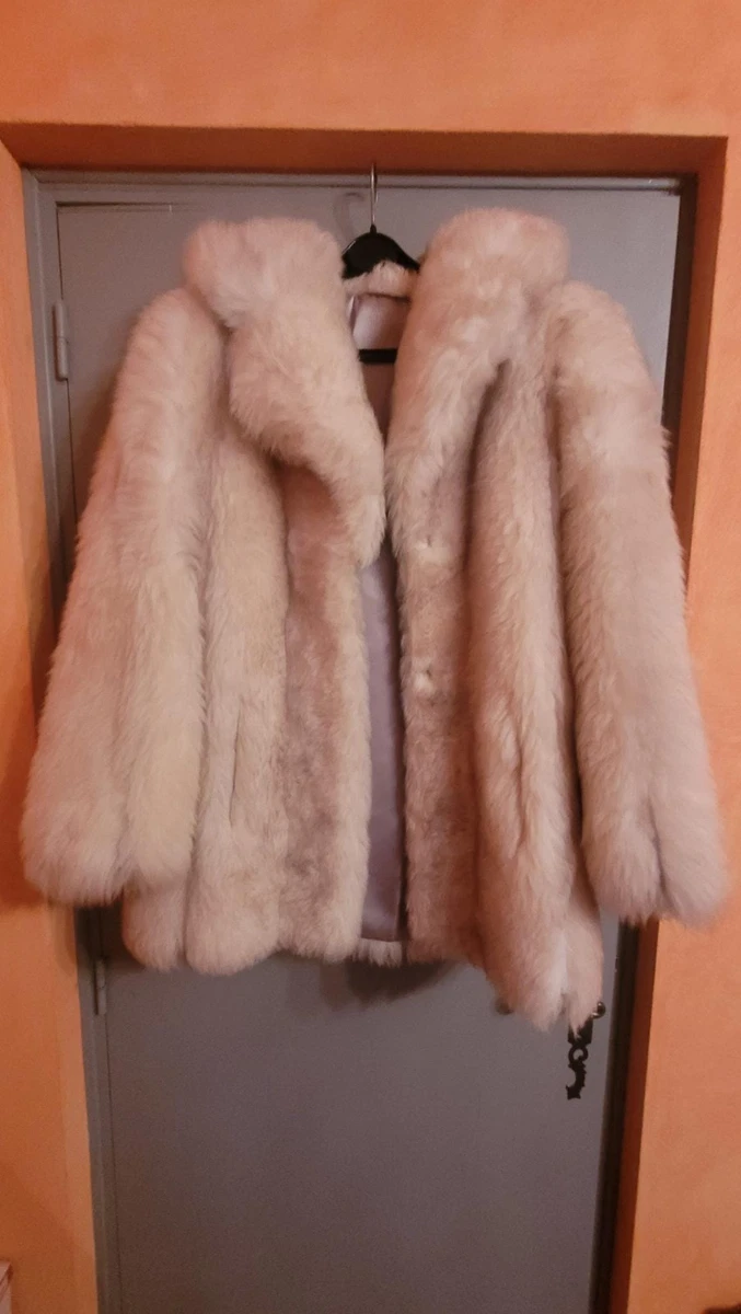 Manteau En Vison Authentique Par Michel Simi Marseille - Taille 42-44 - Vintage En Excellent état