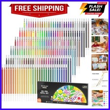 Gel Pen Refills, 180 Colors No Duplicates Gel Pen Refills, 7 Color Types for ...