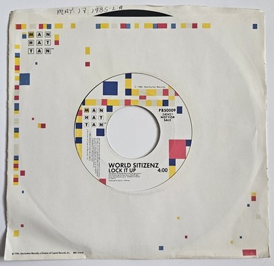 World Sitizenz    Lock It Up (Manhatten DJ 45) 1985, Synth Pop, Electronic