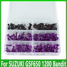 177 Pcs Motorcycle Fairing Bolt Bodywork Screws Kit Nut For SUZUKI GSF650 Bandit
