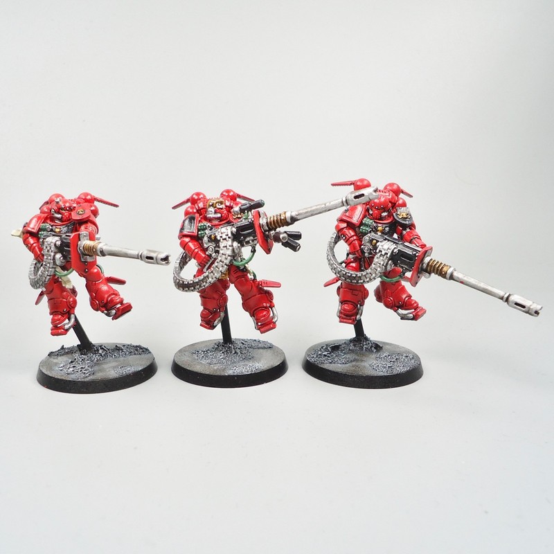 Blood Angels Primaris Suppressors x3 Painted - Warhammer 40k - Space Marines