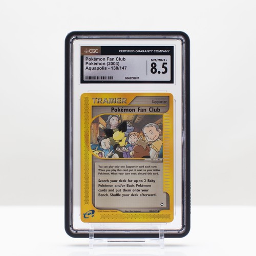 Pokémon Fan Club graded CGC 8.5 for sale on eBay