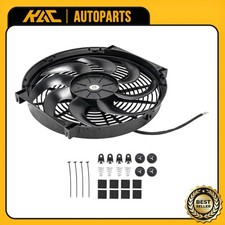 12v 14 Inch Universal Electric Radiator Cooling Fan Brushed Motor 2-pin 80w