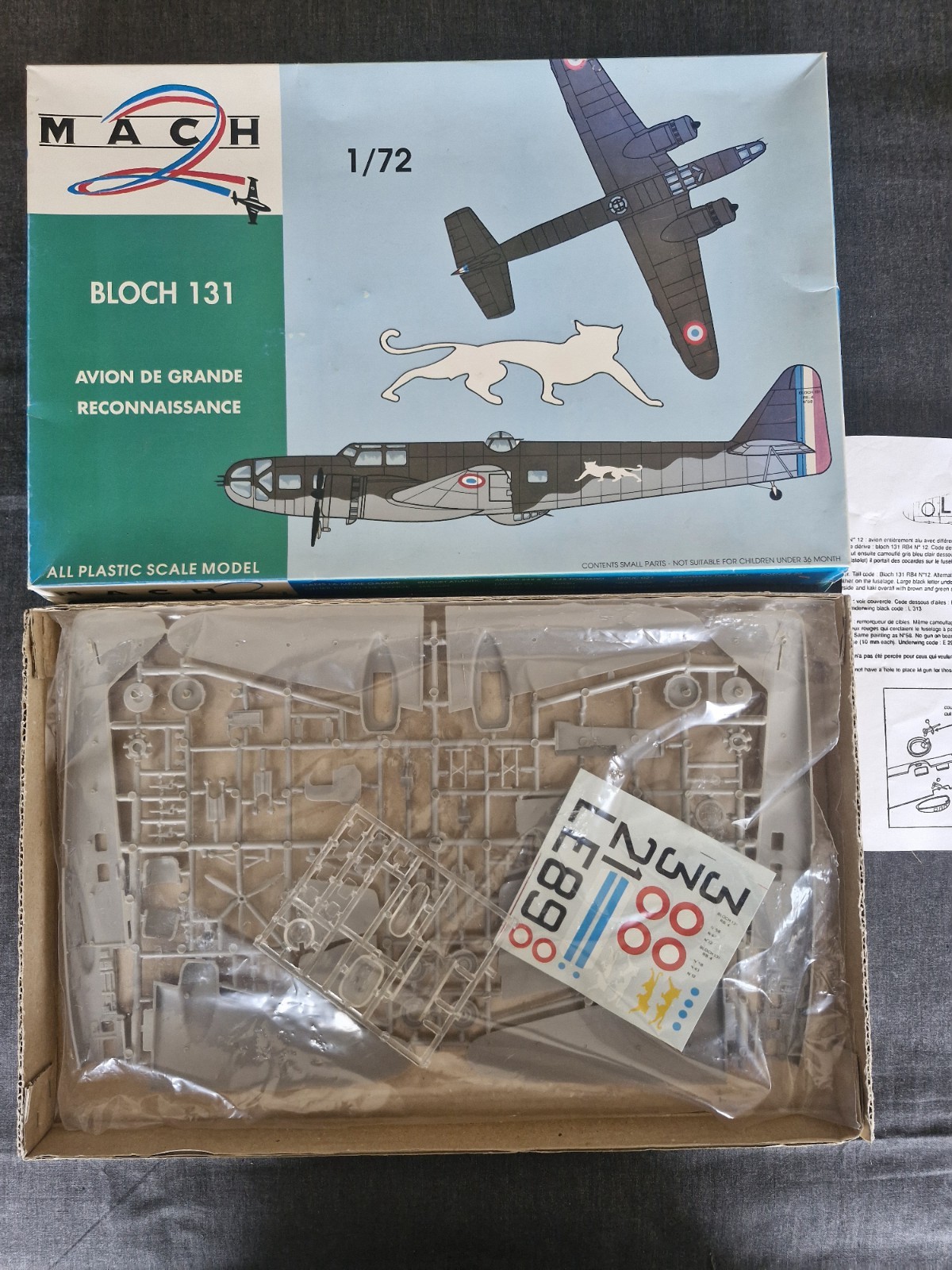 Maquette Bloch MB.131 1/72 pour reconstituer la Bataille de France 1940 en diorama militaire
