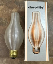 NOS Chimney Lite BULB Spun Duro-Lite Flamescent Yellow Core For ‘Flame’ Look
