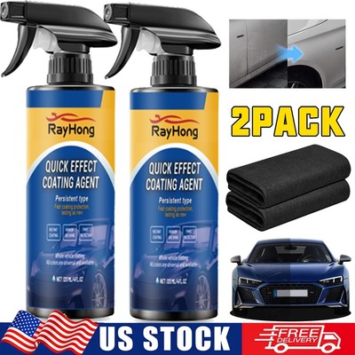 Car Coating Spray,Quick Effect Coating Agent,Car Scratch Wax Polish Spray Liquid