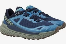 Hi-Tec Men’s Trail Hiking Shoes – Lightweight Outdoor Sneakers – Blue – Size 11