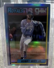 Topps 2025 Chrome Update Bobby Witt Jr. Royals 1990 Insert #90CU-2 Baseball