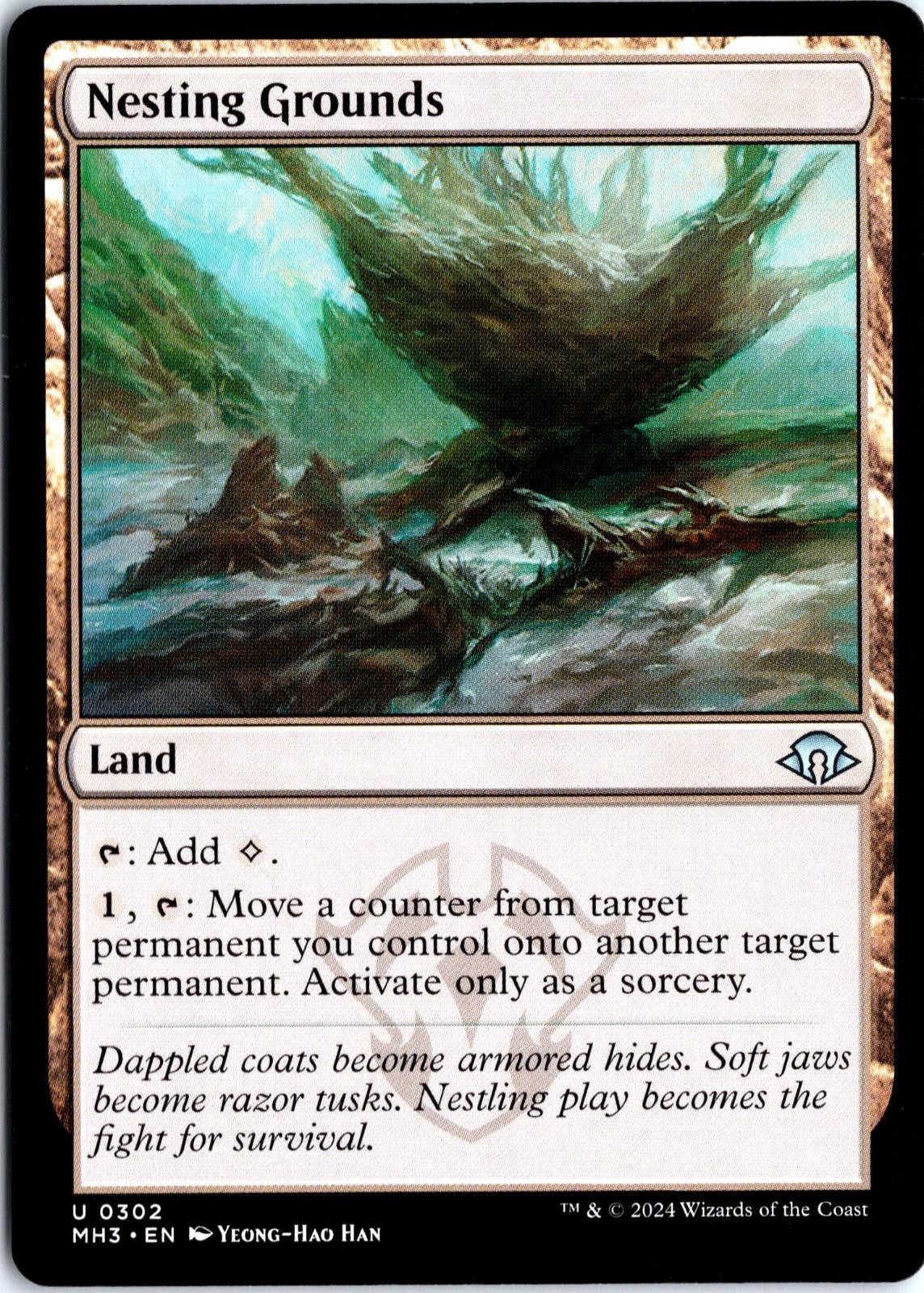 Nesting Grounds 302 Uncommon Modern Horizons 3 Magic: The Gathering LP