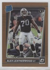 2021 Panini Donruss Optic Rated Rookie Bronze Prizm Alex Leatherwood #266 00l8