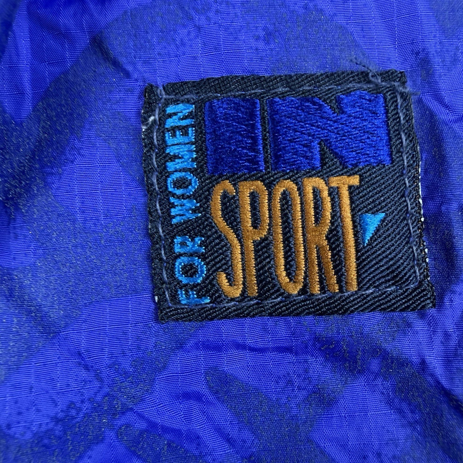 IN SPORT For Women Blue illumiNITE Reflective Windbreaker Jacket Coat 