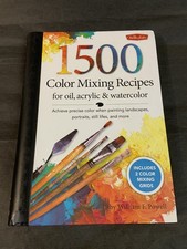 Walter Foster 1500 Color Mixing Recipes for Oil Acrylic & Watercolor By W Powell