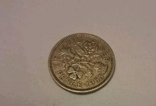 1953 QUEEN ELIZABETH II SIXPENCE 6 PENCE COIN