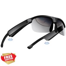 Smart Glasses Polarized Bluetooth Sunglasses, Speaker, Voice Assist, UV Protect