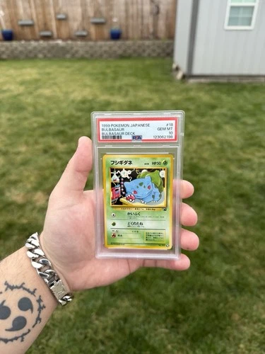 1999 POKEMON JPN BULBASAUR DECK #18 BULBASAUR PSA 10 LOW POP