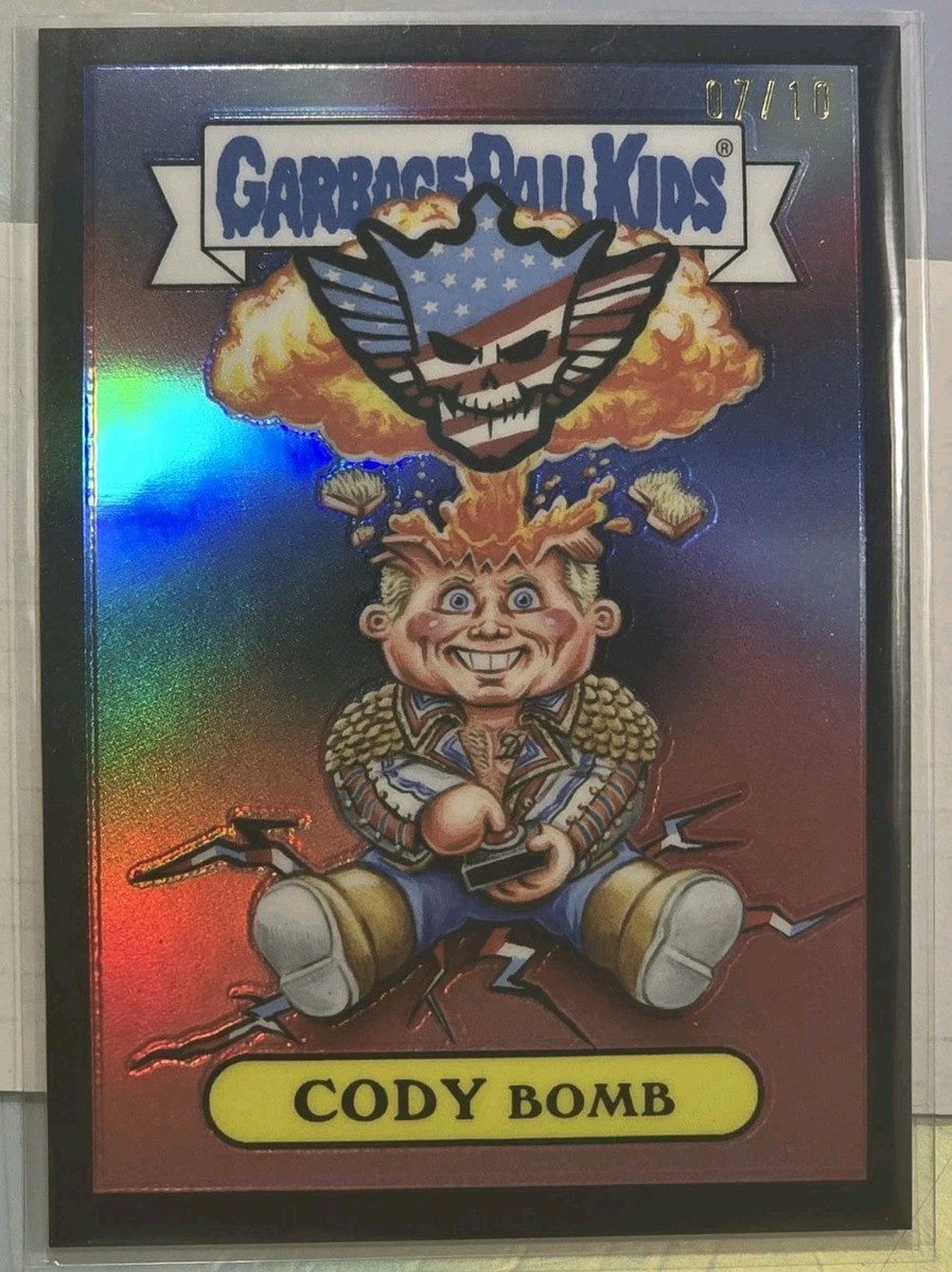 2026 Topps Chrome WWE GARBAGE PAIL KIDS CODY BOMB Cody Rhodes /10