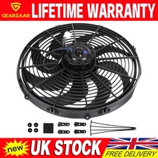 Gearzaar 16" 160W Electric Cooling Radiator Fan Pull 12V Universal Slimline