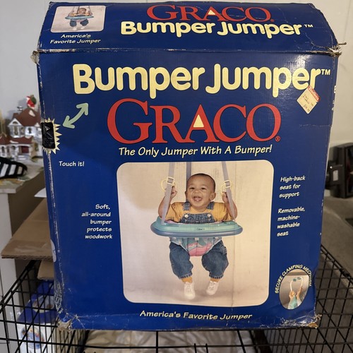 Vintage Doorway Bumper Jumper Baby Jumper By Graco Unisex 1994 With Box Mint!