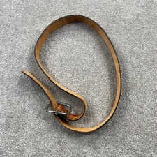 Western Leather Belt Unisex 40 Brown Embossed Horse Ranch USA Made "DON"