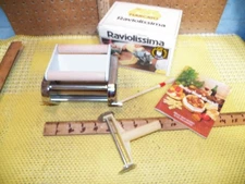 MARCATO RAVIOLISSIMA Ravioli Pasta Maker Attachment for Atlas 150 in Box