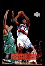 Signed Basketball Card Auto Martell Webster 2006-07 Upper Deck #163