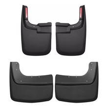 Husky Liners Front Rear Black Mud Guards For Ford F-350 Super Duty Dually