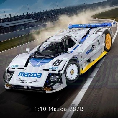 1:10 CADA Mazda 787B Le Mans Building Block Racing Car C63007 Building Set
