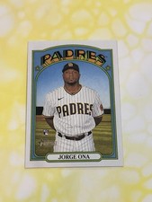 2021 Topps Heritage High Number Jorge Ona Rookie #504 San Diego Padres RC (X)