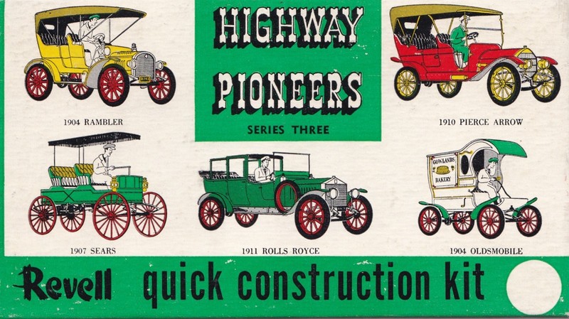 Highway Pioneers Series Three Revell 1907 Sears Buggy Model Kit Car H-45
