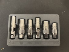 Snap On Tools 206esspkplg2 6pc 38 Drive Essential 2 Spark Plug Socket Set