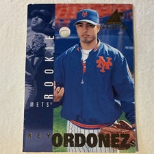Pinnacle 1997 Inside Rey Ordonez Rookie #133 New York Mets Baseball Card. rookie card picture