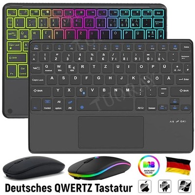 Für Xiaomi Mi Pad 8 7 6 5 Pro Redmi Pad 2 11 Bluetooth Touchpad Tastatur Maus DE