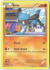 Riolu Moderately Played 2013 79/113 Uncommon Legendary Treasures on eBay