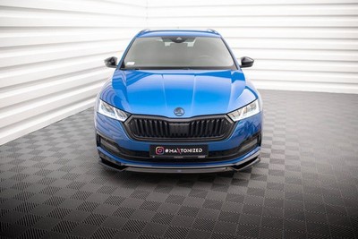 Maxton Design Frontlippe V.2 passend für Skoda Octavia Sportline Mk4 schwarz Hoc