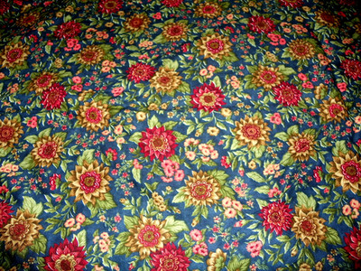 Vintage - 4 yds and x 44''-Fiber Mosaics -Quilting Treasures Cotton Fabric