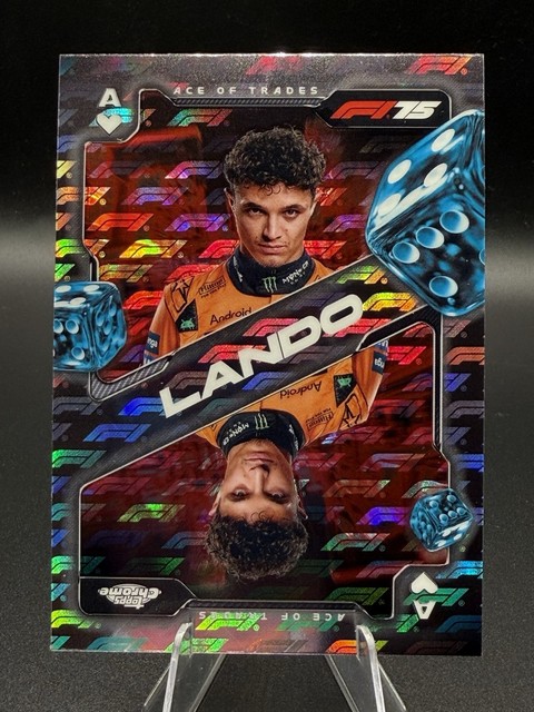 Lando Norris 2025 Topps Chrome F1 Logofractor #SCA-4 Ace of Trades