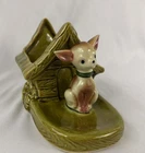Vtg. 1950’s Chihuahua Ceramic Planter, Shawnee Pottery, Excellent Condition