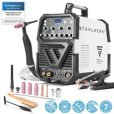Schweißgerät Stahlwerk AC DC Wig 200 Puls ST Wig Welder Inverter Pulsfunktion
