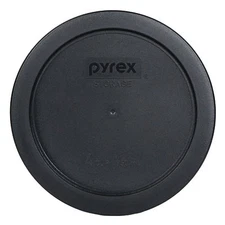 Pyrex 7201-PC 6" Black Round Plastic Storage Cover Lid New for 4 Cup Glass Bowl