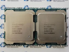 Set of 2 INTEL Xeon E5-2630V4 SR2R7 2.20GHz 25MB Cache 85W Grade B SKU 17205