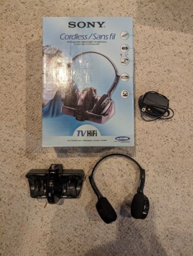 Sony TV HiFi Wireless Headphones MDR-IF240RK Cordless Rechargeable with Box - Picture 1 of 17