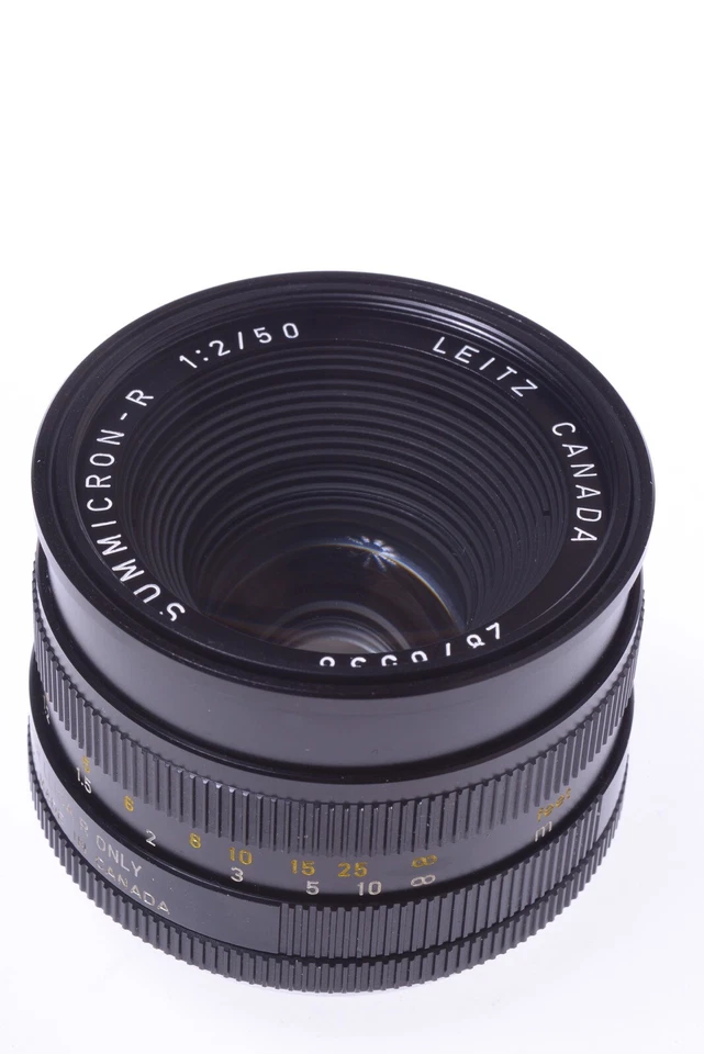 ✅ LENTE LEICA R 50MM SUMICRON f/2.0 R-SOLO *COMO NUEVA* '1977' CON TAPA Foto 3 de 4